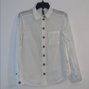 H&M Button Down White Shirt